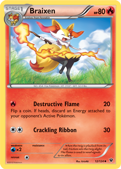 Fates Collide 012/124 Braixen