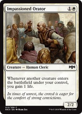 Ravnica Allegiance 012/259 Impassioned Orator