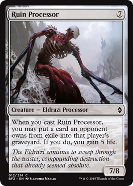 Battle for Zendikar 012/274 Ruin Processor