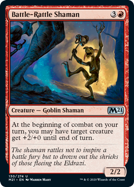 Core Set 2021 130/274 Battle-Rattle Shaman