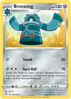 Rebel Clash 130/192 Bronzong