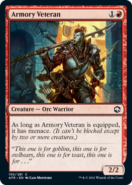 Adventures in the Forgotten Realms 130/281 Armory Veteran