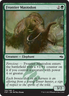 Fate Reforged 130/185 Frontier Mastodon