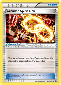 Primal Clash 131/160 Groudon Spirit Link