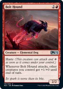 Core Set 2021 131/274 Bolt Hound