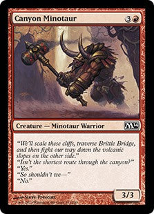 Magic 2014 131/249 Canyon Minotaur