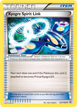 Primal Clash 132/160 Kyogre Spirit Link