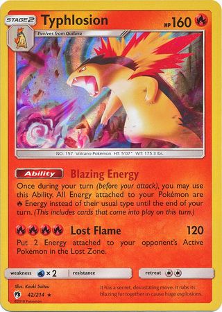 Lost Thunder 042/214 Typhlosion (Holo)