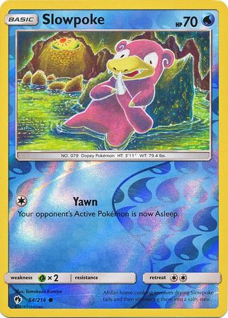 Lost Thunder 054/214 Slowpoke (Reverse Holo)