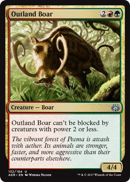 Aether Revolt 132/184 Outland Boar