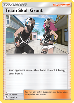 Sun & Moon 133/149 Team Skull Grunt