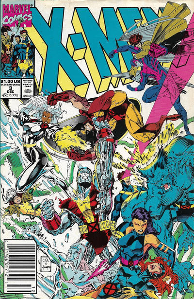 X-Men #3 Marvel Comics (1991)