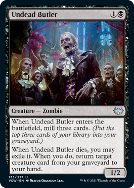 Innistrad: Crimson Vow 133/277 Undead Butler