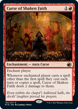 Innistrad: Midnight Hunt 134/277 Curse of Shaken Faith