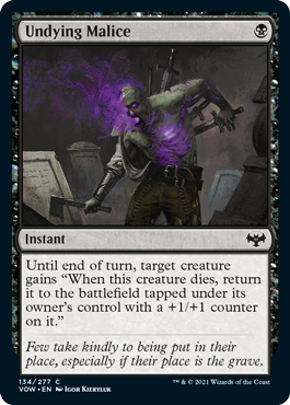 Innistrad: Crimson Vow 134/277 Undying Malice