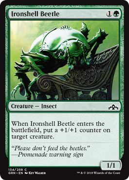 Guilds of Ravnica 134/259 Ironshell Beetle