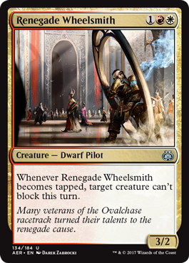 Aether Revolt 134/184 Renegade Wheelsmith