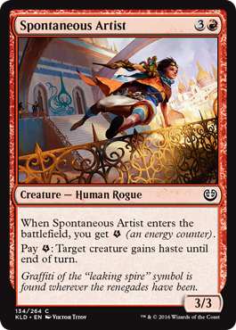 Kaladesh 134/264 Spontaneous Artist