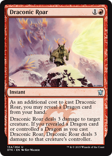 Dragons of Tarkir 134/264 Draconic Roar