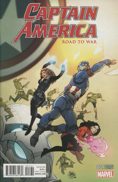 Captain America Road to War #1 Marvel Comics (2016)