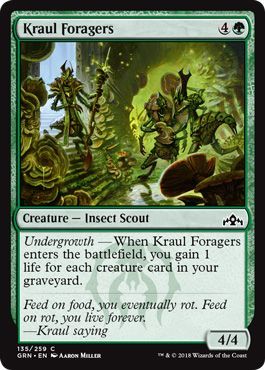 Guilds of Ravnica 135/259 Kraul Foragers