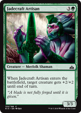 Rivals of Ixalan 135/196 Jadecraft Artisan