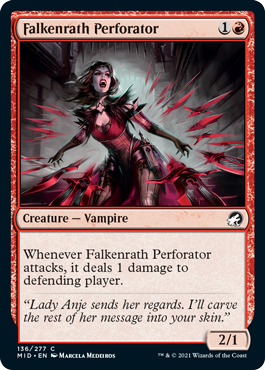 Innistrad: Midnight Hunt 136/277 Falkenrath Perforator