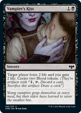 Innistrad: Crimson Vow 136/277 Vampire's Kiss