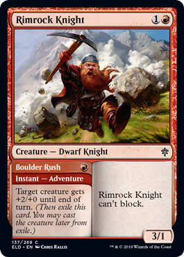 Throne of Eldraine 137/269 Rimrock Knight