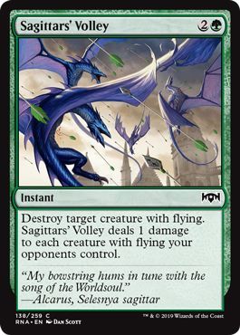 Ravnica Allegiance 138/259 Sagittars' Volley