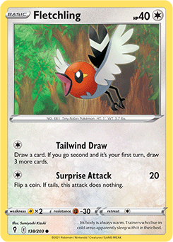 Evolving Skies 138/203 Fletchling