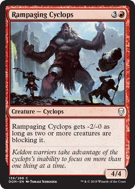 Dominaria 139/269 Rampaging Cyclops