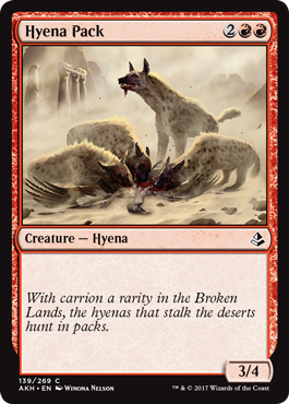 Amonkhet 139/269 Hyena Pack