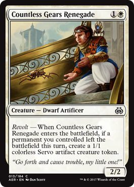 Aether Revolt 013/184 Countless Gears Renegade