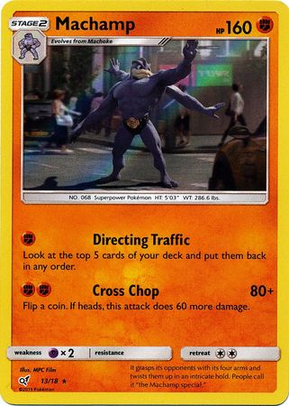 Detective Pikachu 13/18 Machamp (Holo)