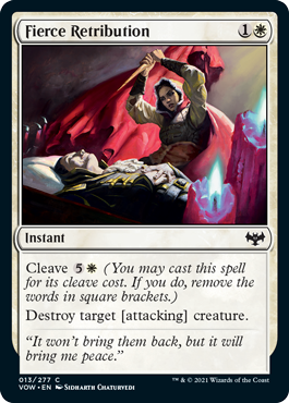 Innistrad: Crimson Vow 013/277 Fierce Retribution