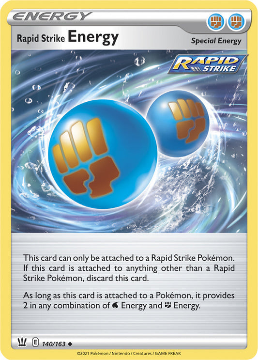 Battle Styles 140/163 Rapid Strike Energy