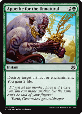 Kaladesh 141/264 Appetite for the Unnatural