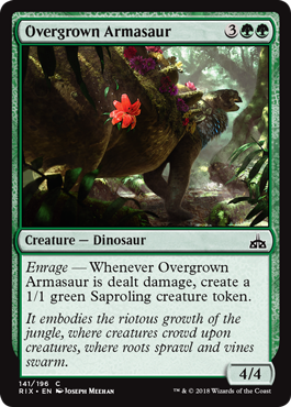 Rivals of Ixalan 141/196 Overgrown Armasaur