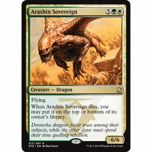 Dragons of Tarkir 212/264 Arashin Sovereign (Intro Foil)