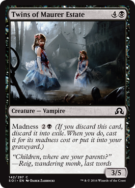 Shadows Over Innistrad 142/297 Twins of Maurer Estate