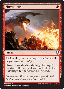 Dominaria 142/269 Shivan Fire