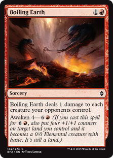 Battle for Zendikar 142/274 Boiling Earth