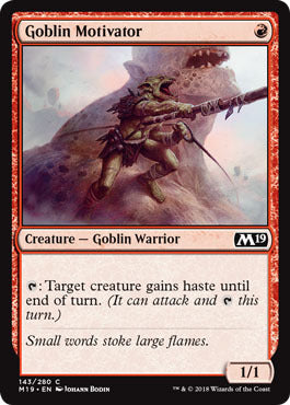 Core Set 2019 143/280 Goblin Motivator