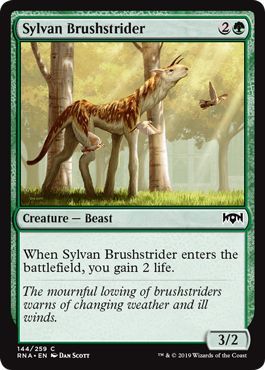 Ravnica Allegiance 144/259 Sylvan Brushstrider (Foil)