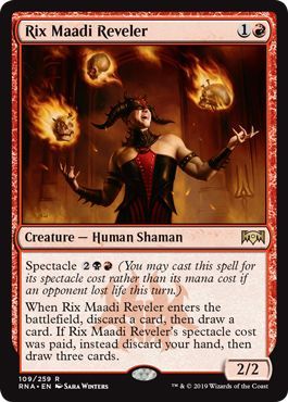 Ravnica Allegiance 109/259 Rix Maadi Reveler