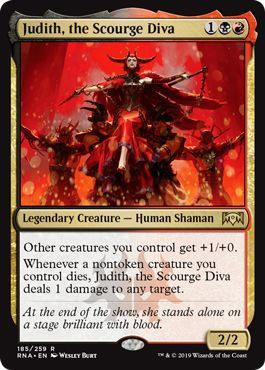 Ravnica Allegiance 185/259 Judith, the Scourge Diva