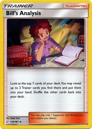 Team Up 133/181 Bill's Analysis (Holo)