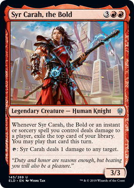 Throne of Eldraine 145/269 Syr Carah, the Bold