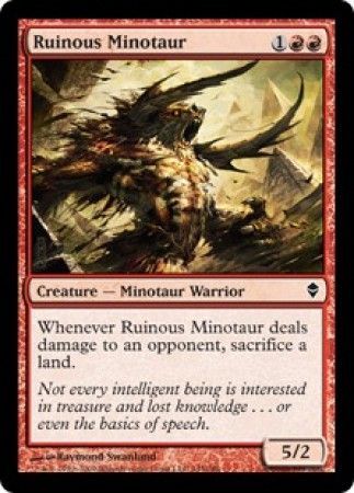 Zendikar 145/249 Ruinous Minotaur